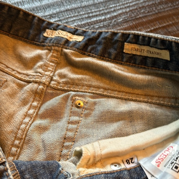 NWT VINTAGE GUESS Starlet Straight Blue Jeans - Picture 2 of 6